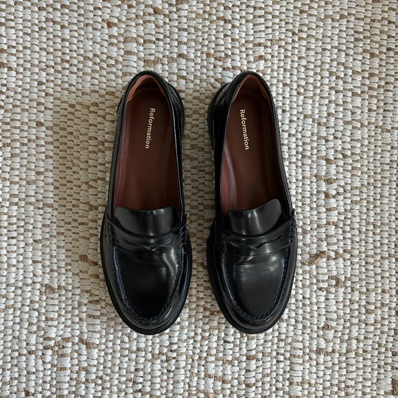 NWOT Reformation Agathea Chunky Loafer - Women's Size 6.5 - Picture 2 of 6